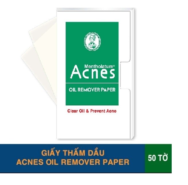 3 Gói Giấy thấm dầu Acnes Oil Remover Paper (50 tờ/gói)