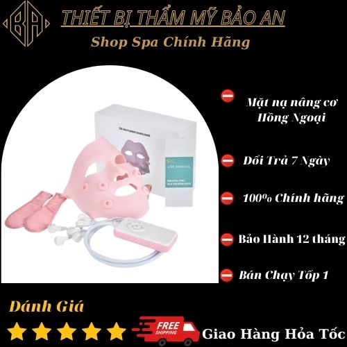 Mặt nạ nâng cơ masage hồng ngoại - cao cấp