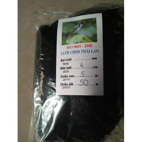 lưới bẫy chim dài 50m cao 5m mắt lưới 4cm (Đồ Câu lồng bát quái chài lưới)