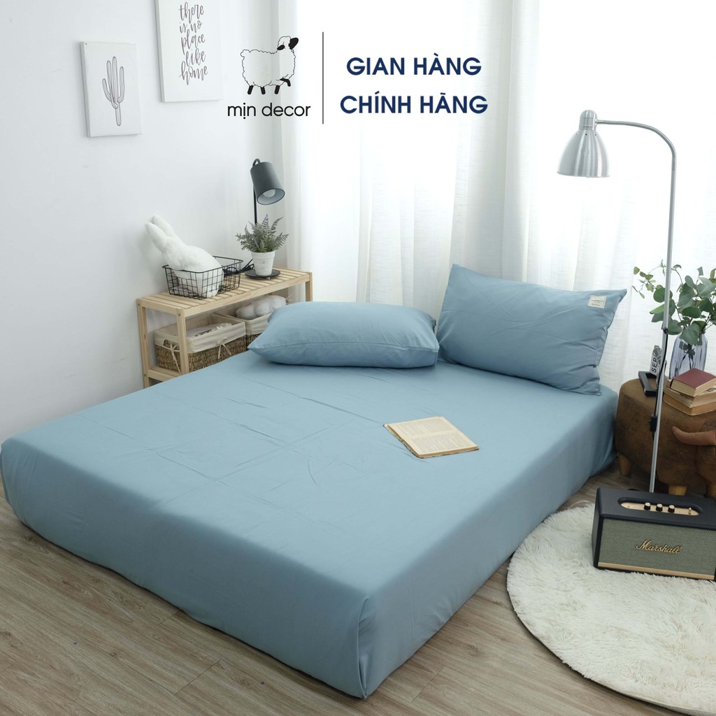 Bộ ga gối trơn Tici - Mịn Decor màu sắc nhã nhặn thanh lịch