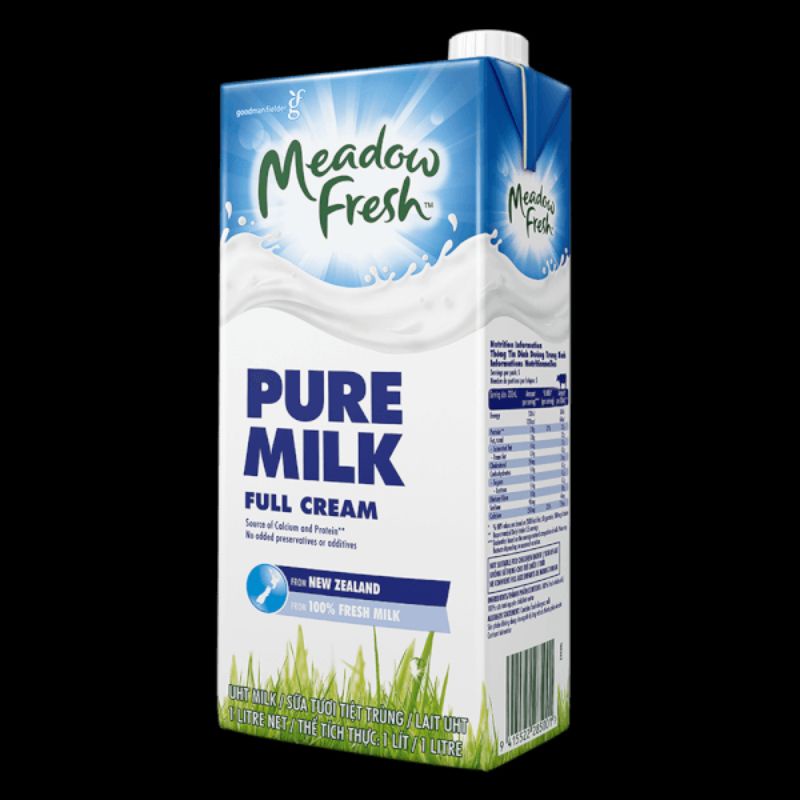 Sữa tươi nguyên kem Meadow Fresh hộp 1 lít thùng 12 hộp