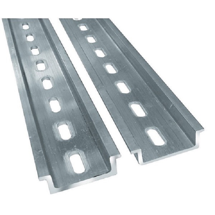 Thanh ray nhôm cài thiết bị điện dày 1mm