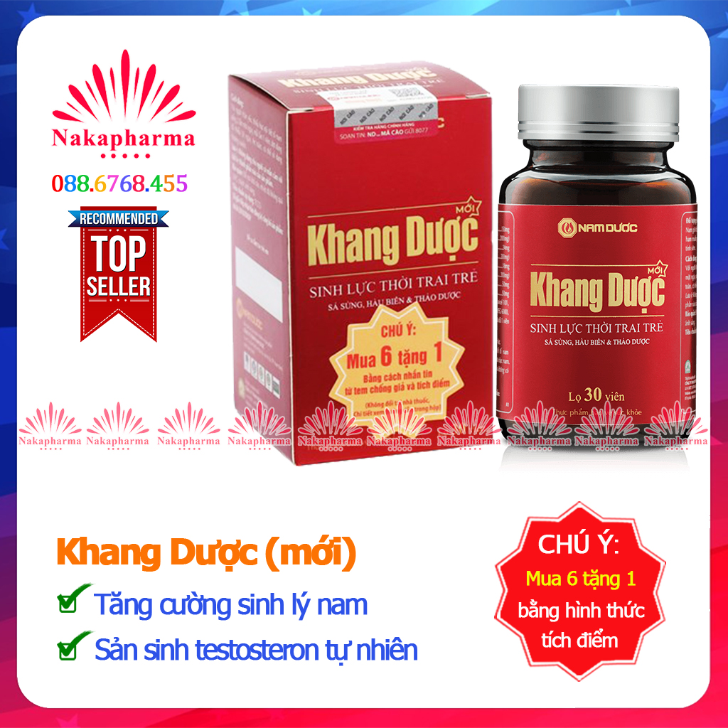 Khang Dược Mới – Hỗ trợ chức năng sinh lý nam, khỏe thận, mạnh gân cốt
