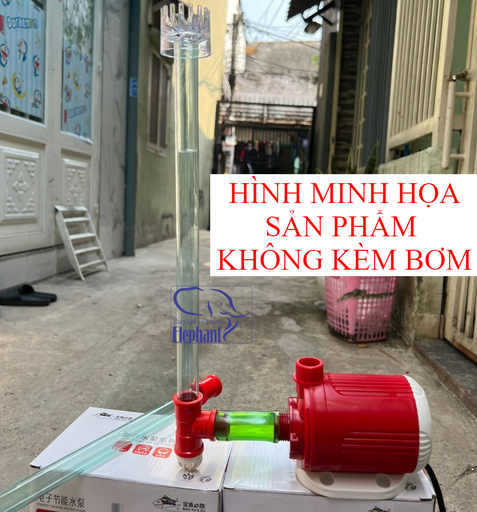 Bộ Ống hút mặt tự xoay kết hợp hút đáy Baoyu dùng gắn đầu hút của bơm hồ cá cảnh, hồ cá koi, hòn non bộ