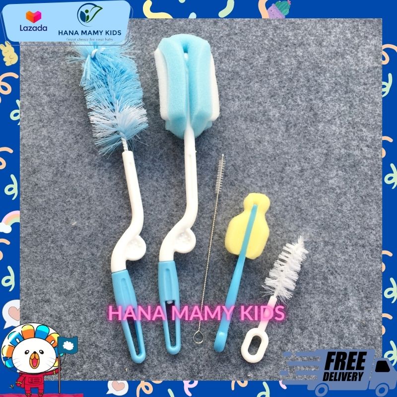 Cọ rữa bình sữa 5 chi tiết