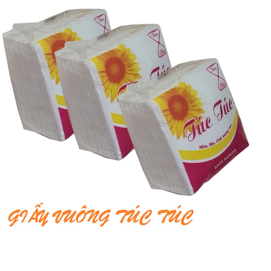 3 GÓI Giấy vuông Túc Túc