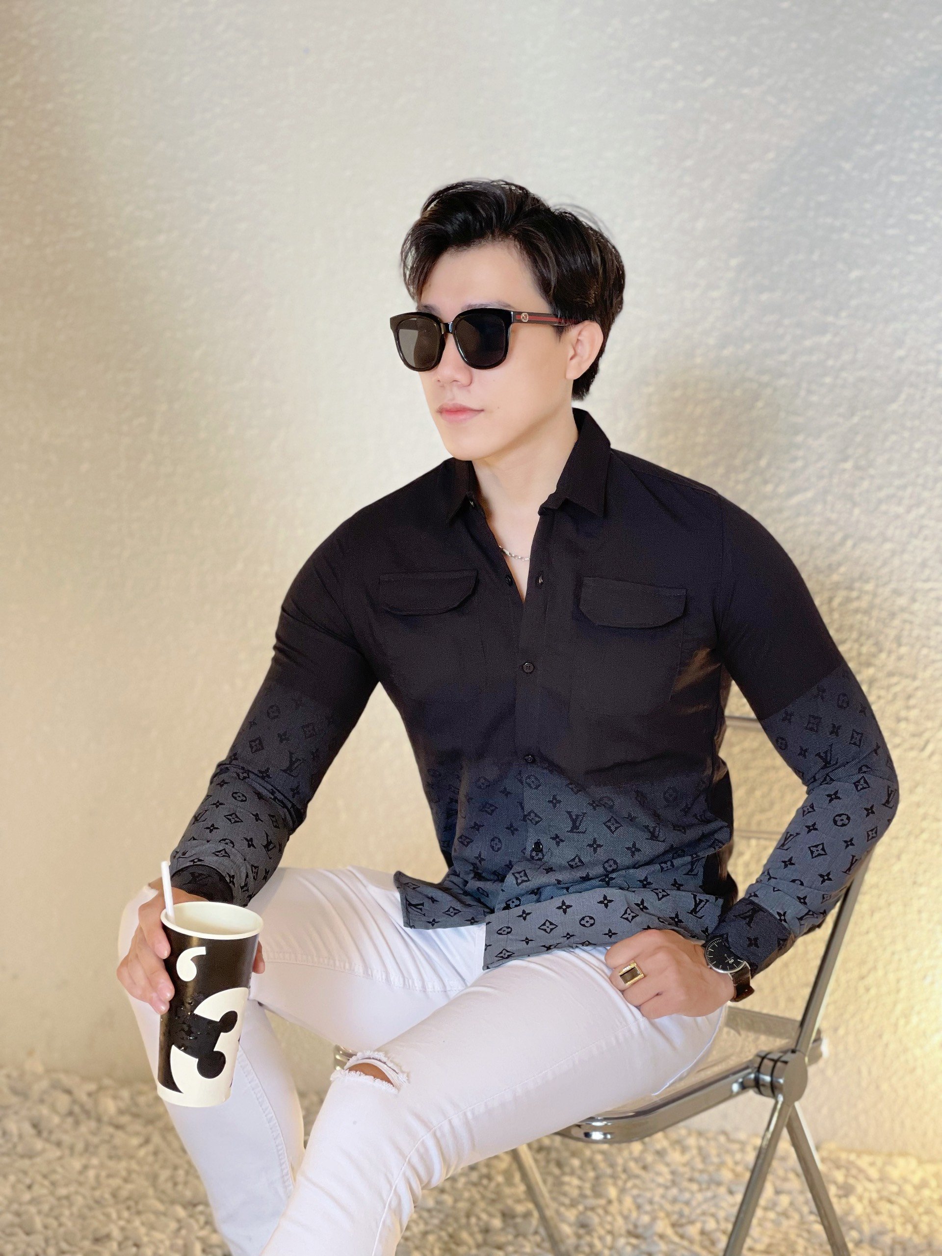 Áo sơ mi nam tay dài phong cách hàn quốc chất đũi không xù nhiều màu mẫu mới nhất cao cấp SHOP NGOC BICH