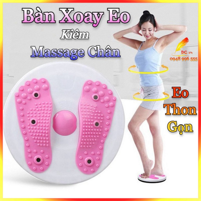 Bàn xoay lắc tập bụng, tập eo thon topbody