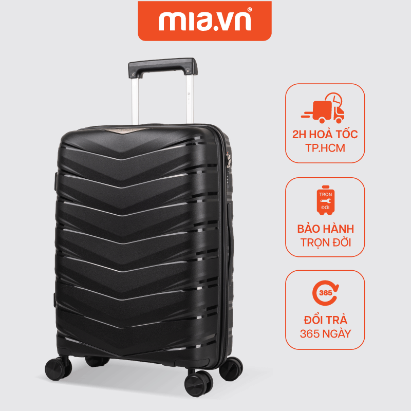 [VOUCHER 1 TRIỆU] Vali Kéo MIA.vn Du Lịch Larita ROHAN size 20/24/28 Nhựa PP Chống Va Đập Tốt Khoá TSA Bảo Mật- BH Trọn Đời