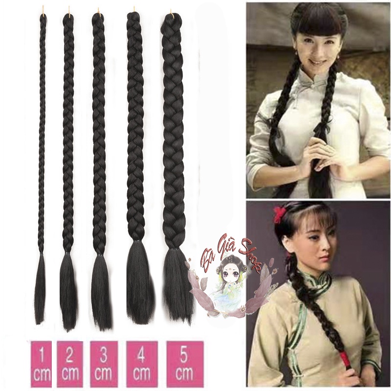 BÍm tóc giả bím tóc dài loại