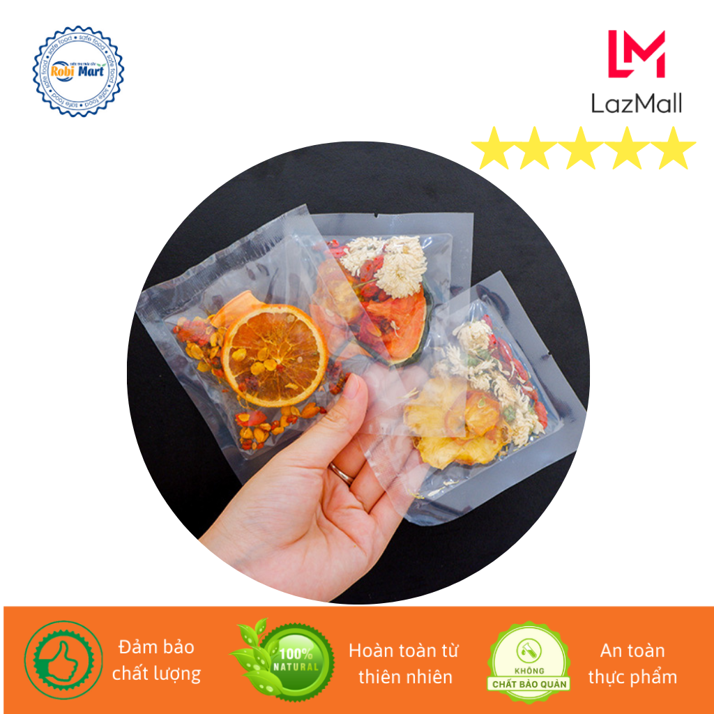 Trà Detox Korea 100% Organic sấy lạnh Robi Mart giảm cân - 3 gói dùng thử