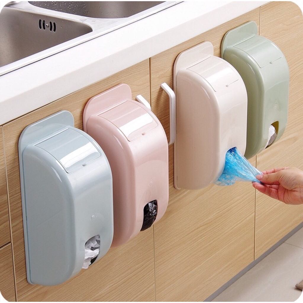 Hộp đựng túi nilon, túi đựng rác Việt Nhật dán tường thông minh