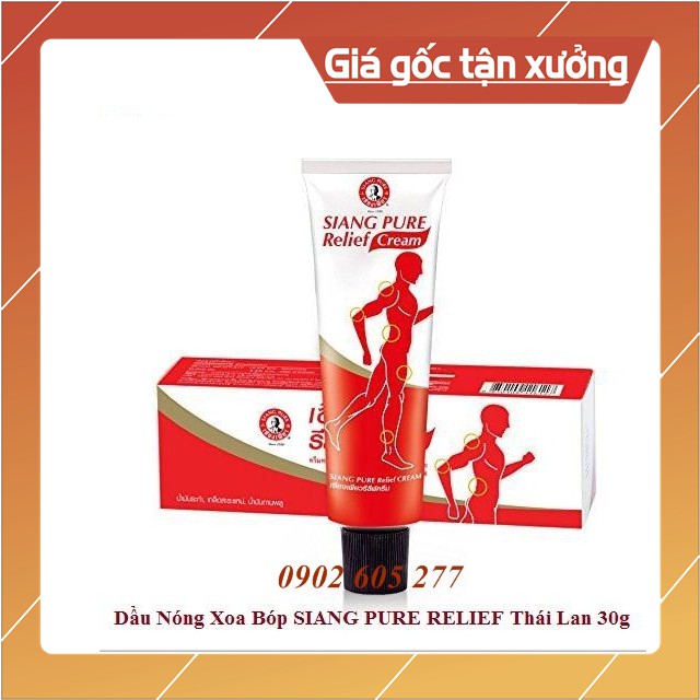 Dầu xoa bóp siang pure relief thái lan 30gr