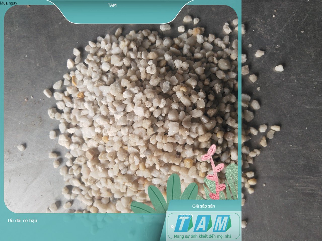 1kg sỏi đỡ dùng cho lọc nước trang trí bể cá