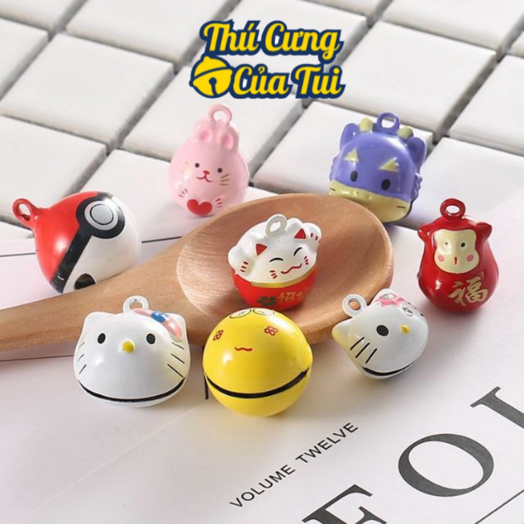 Chuông lục lạc hình thú dễ thương cho thú cưng chó mèo - thú cưng của tui