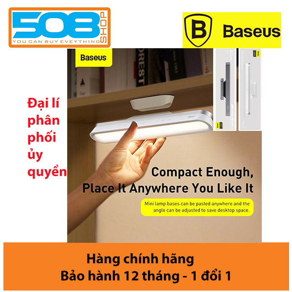 Đèn LED Baseus, Đèn LED đọc sách chống mỏi mắt Baseus Magnetic Stepless Dimming Charging Desk Lamp Pro