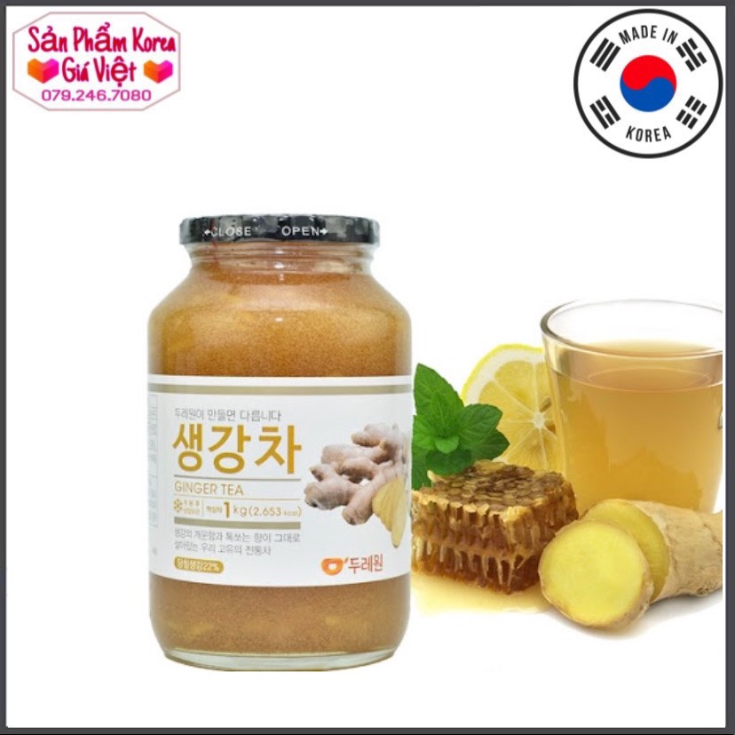 Mật ong Gừng Hàn Quốc 1kg/lọ