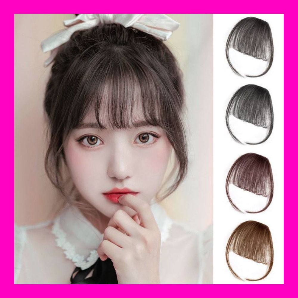 Tóc mái mưa, mái thưa giả siêu cute cho các bạn nữ