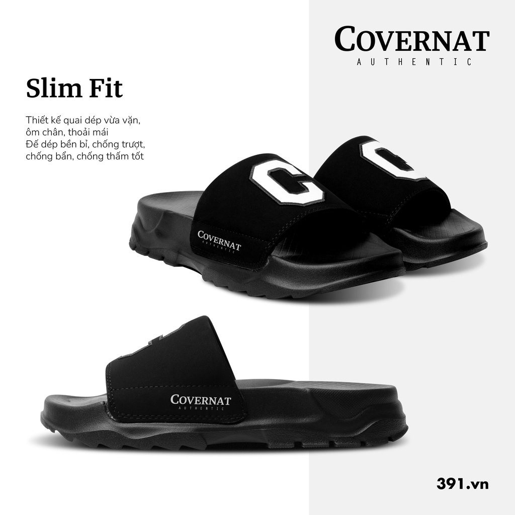 Dép nam nữ chữ c covernet đế 4cm mang không bị xẹp , dép nữ quai ngang fila độn đế tăng chiều cao chuẩn 2023
