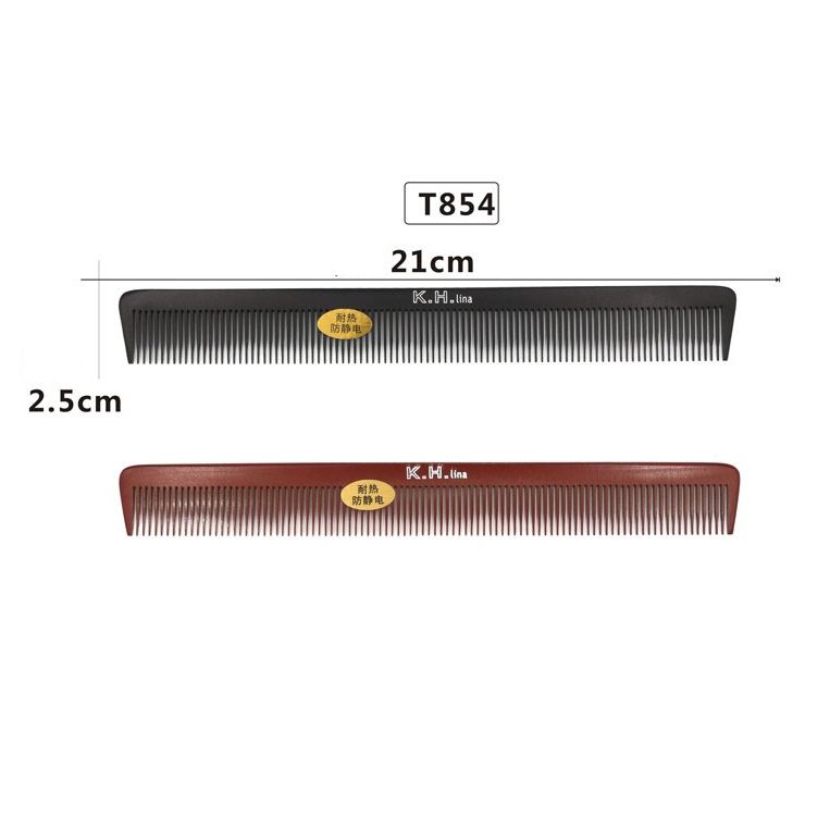 Lược cắt tóc nam kê kéo t854 răng đều