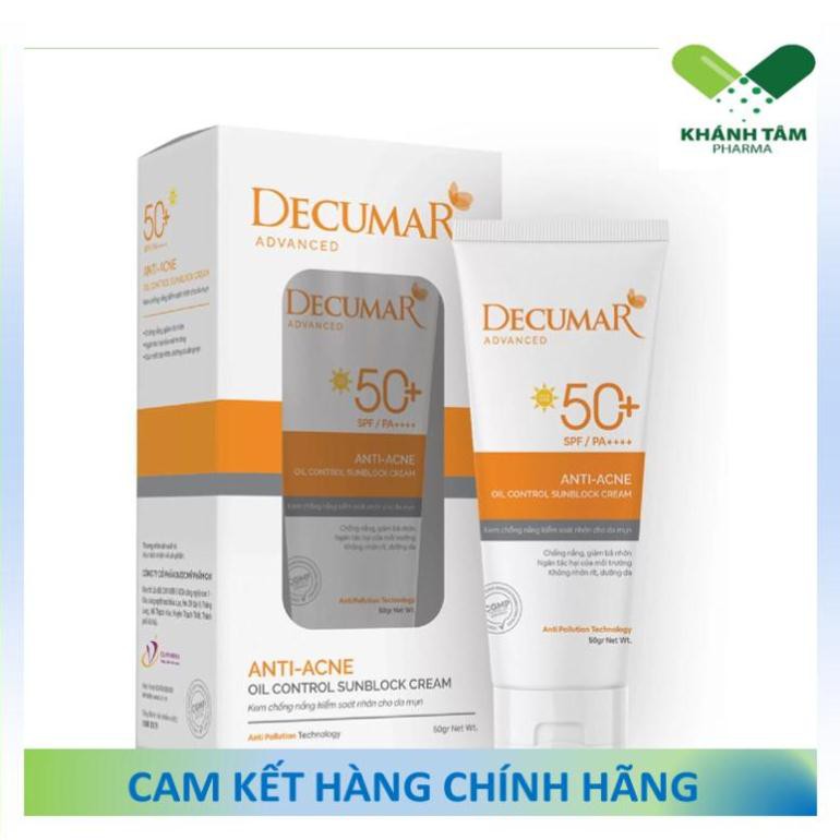 ! Kem chống nắng kiểm soát nhờn cho da mụn, ngừa mụn