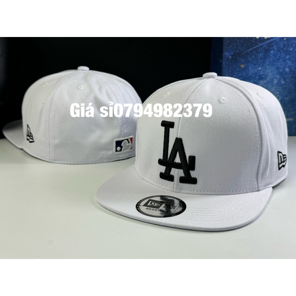Mũ snapback Nam bít đuôi phối 7 màu - Nón hiphop có tem L,A Phong cách châu âu - thời trang nam - 8