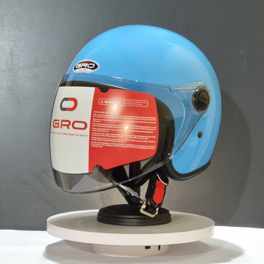 Bán sỉ - Mũ bảo hiểm cho nam nữ GRS 3/4 đầu GRO 818 có kính dài nhiều màu