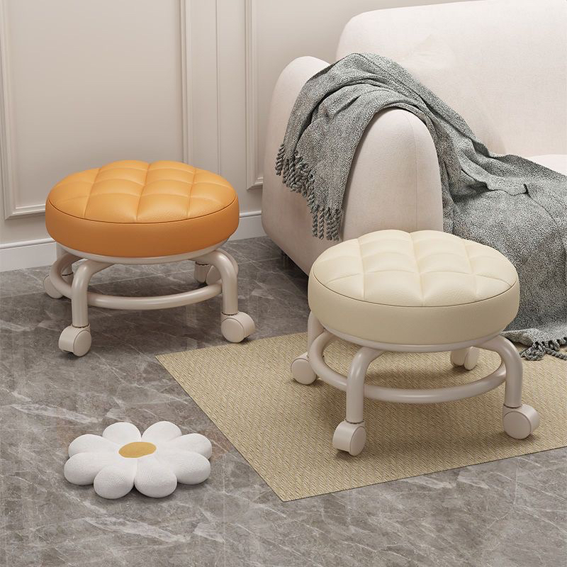 Akia home ghế tròn xoay bệt có bánh xe di chuyển siêu xinh siêu êm,ghế đẩu nhỏ có bánh xe, ghế đẩu thấp có ròng rọc ghế tròn