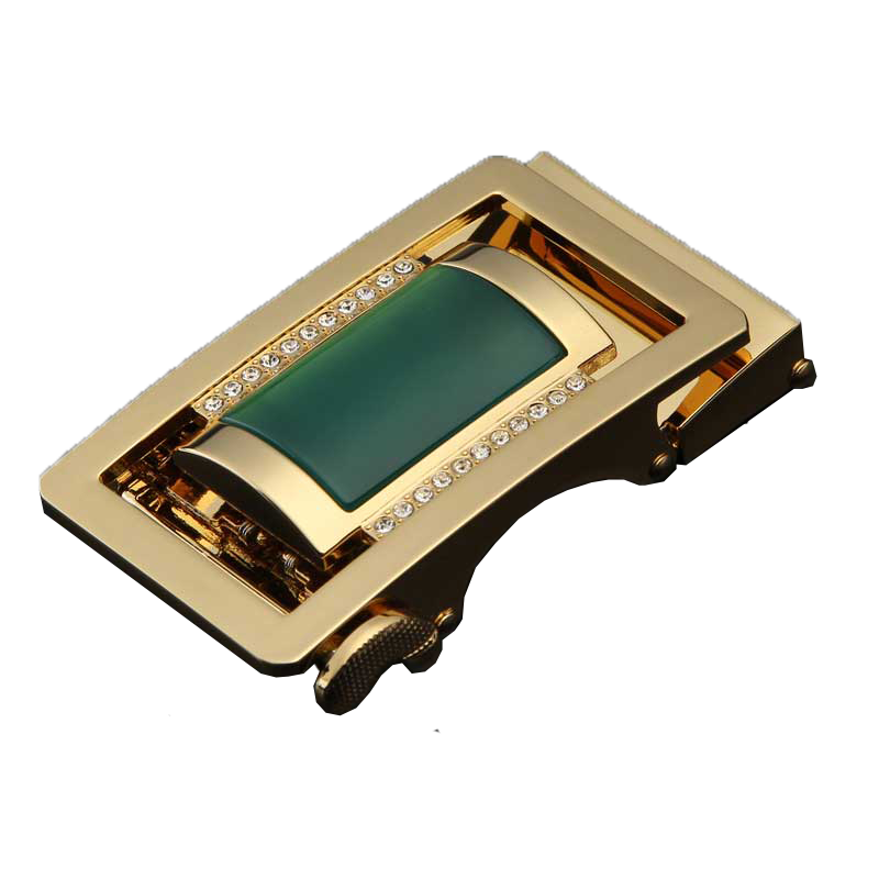 dây nịt nam, thắt lưng da doanh nhân da bò thật thời trang cao cấp (màu vàng + đá quý)