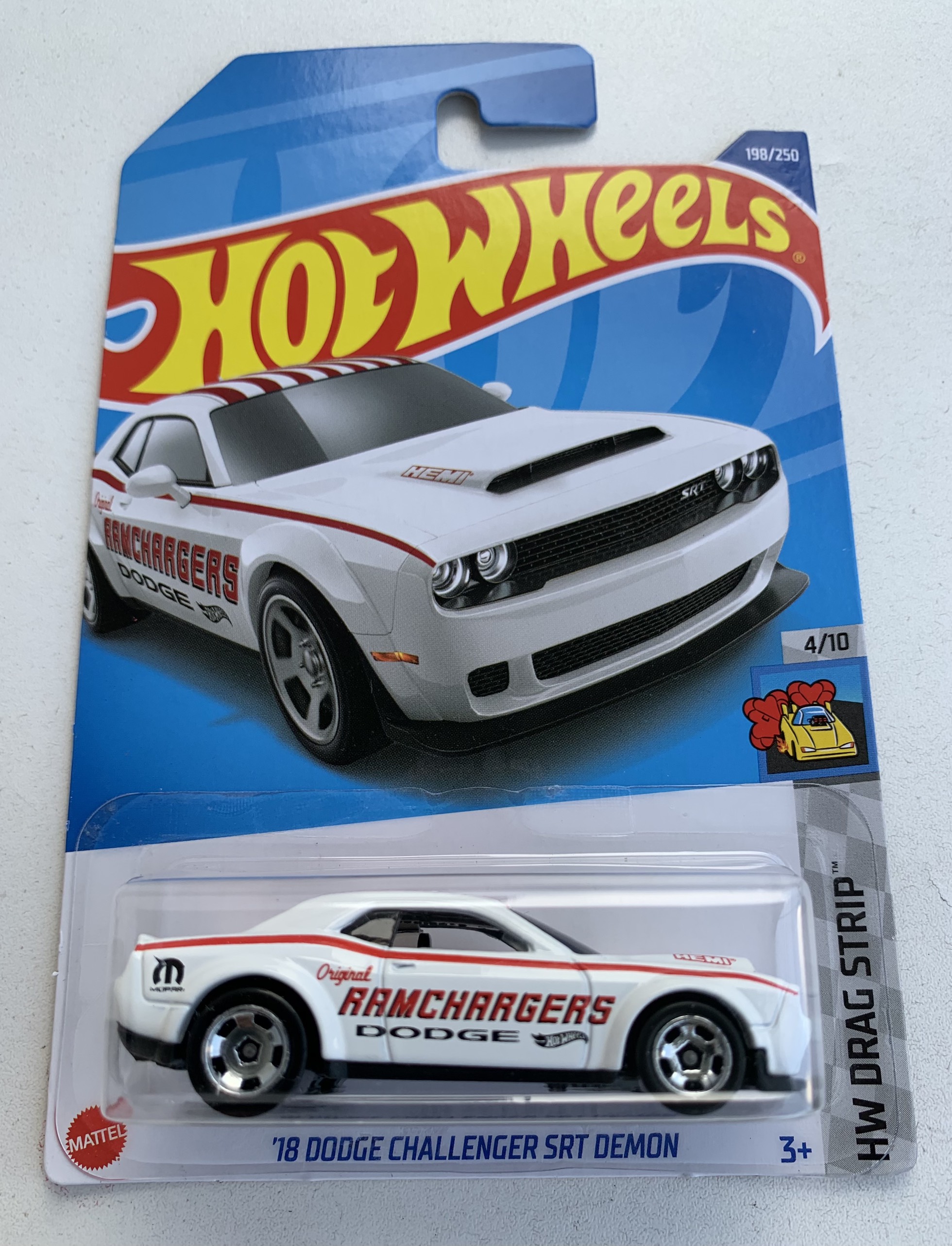 Hot wheels '18 dodge challenger srt demon