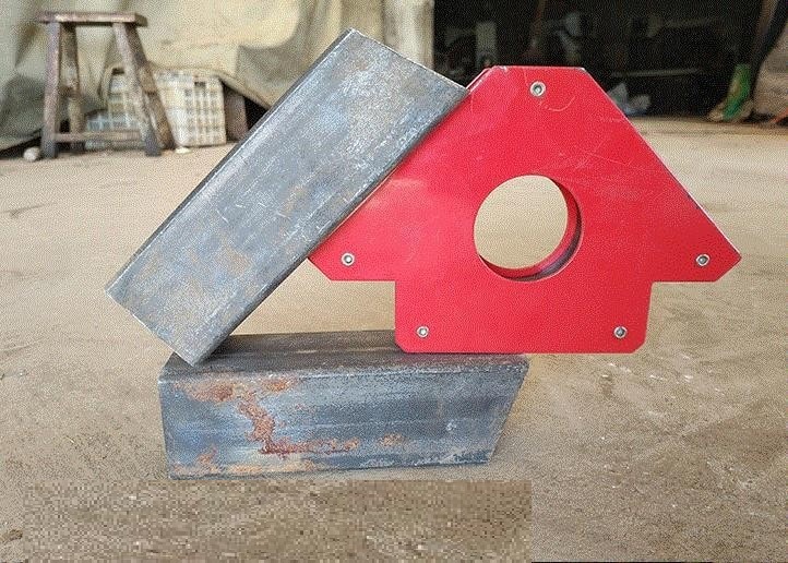 BỘ 2 NAM CHÂM KE GÓC VUÔNG 12KG, KE NAM CHÂM, NAM CHÂM KE GÓC CHO THỢ HÀN, THỢ CƠ KHÍ