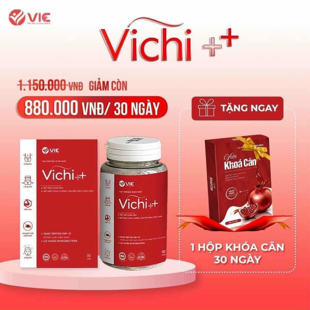 Viên giảm cân vichi++ 1 hộp 30 viên