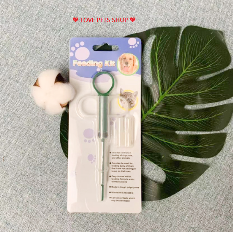 ỐNG BƠM SỮA, BƠM CHÁO, VIÊN NANG CHO CHÓ MÈO FEEDING KIT - 💝LOVE PETS SHOP💝