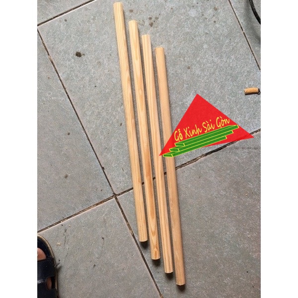 [HCM]Thanh gỗ tròn dài 50cm đường kính 2cm