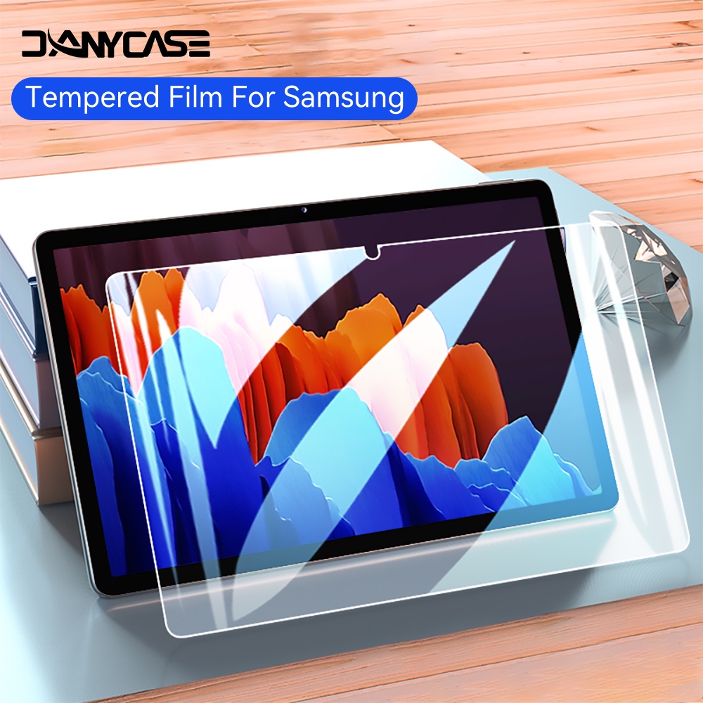 DANYCASE Tempered Glass for Samsung Galaxy Tab S6 Lite S7 S8 S9 A9 Plus S9 FE S7 Plus S7 FE S8 Plus S9 Plus S9 FE+ S10 Plus A7 Lite A7 A8 A9 HD Clear Screen Protector Film