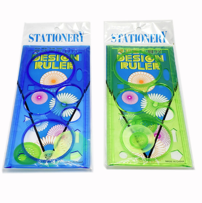 [HCM]Bộ Thước Vẽ Họa Tiết Hoa Văn Sáng Tạo Spirograph Phát Triển Kỹ Năng