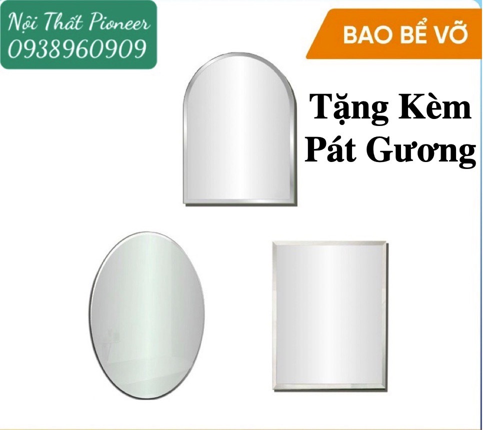 Gương soi phòng tắm pioneer - kích thước: cm