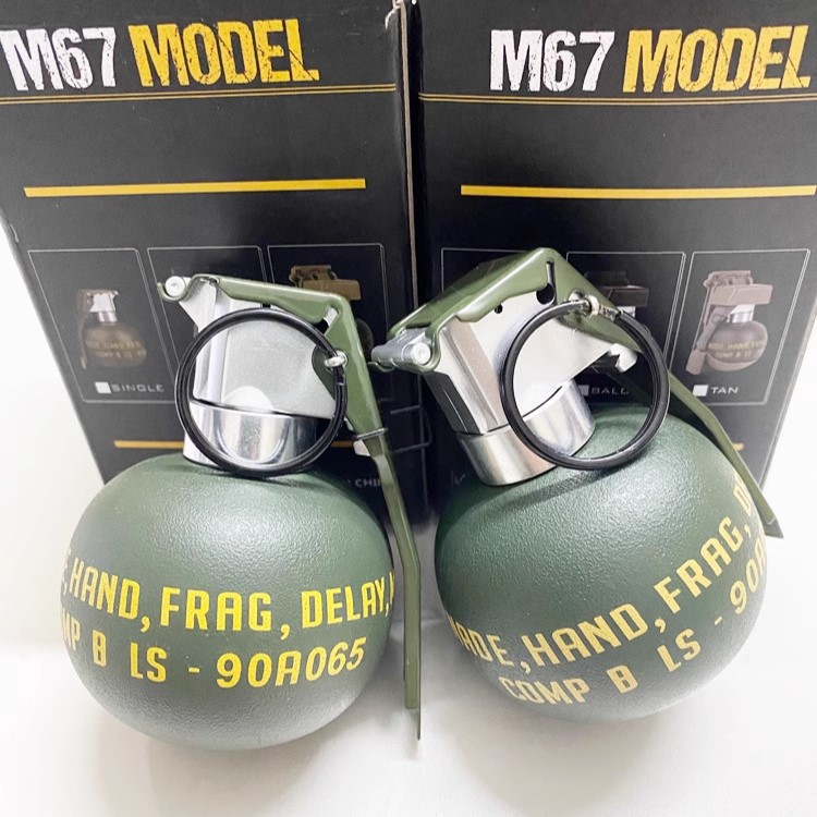 Mô Hình M67 Tỉ Lệ 1:1, Giật Được Chốt, Cấu Tạo Kim Loại Và Nhựa