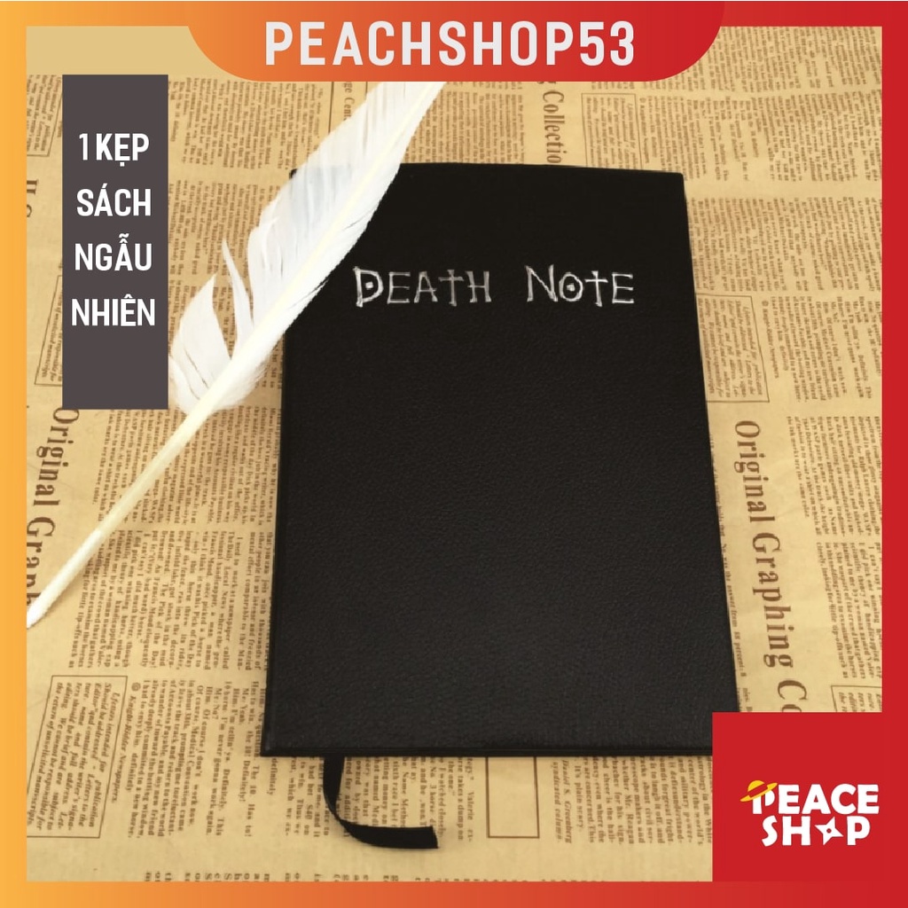 Sổ Death Note - Cuốn Sổ Tử Thần Anime/Manga Death Note [Có hộp và tặng kèm bút lông, kẹp sách] PK02