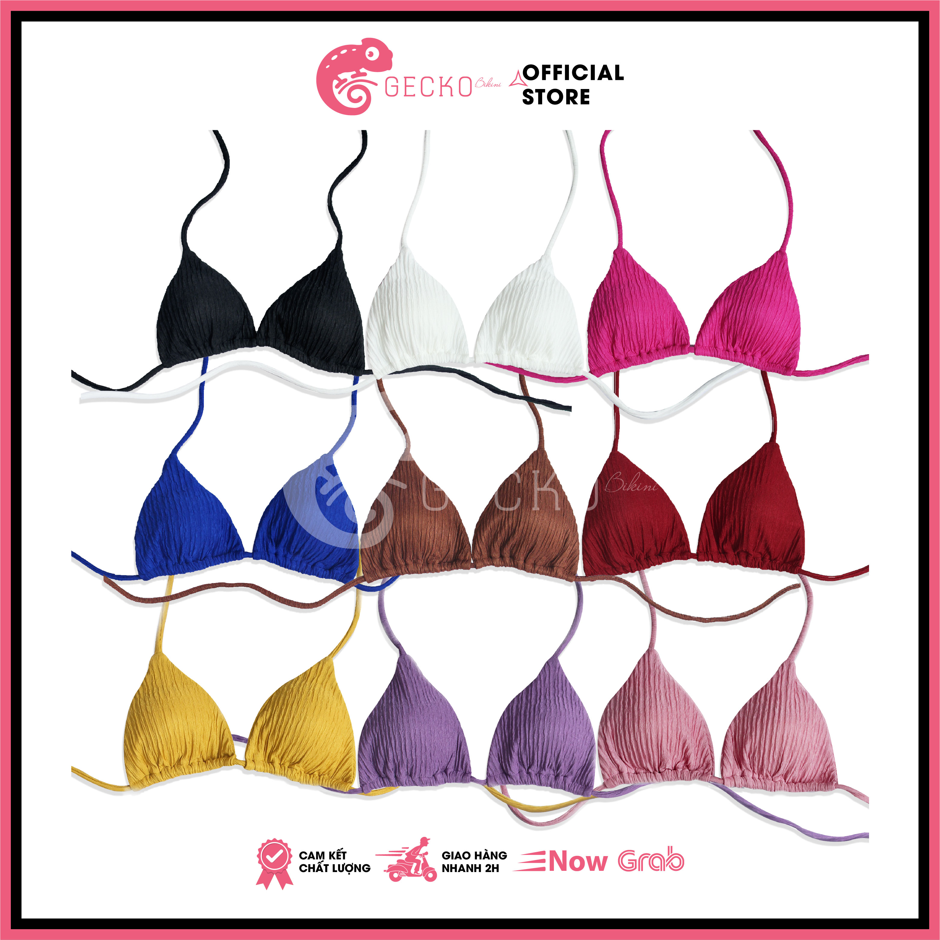 Áo lẻ bra bikini thun xốp nhật 3pk14