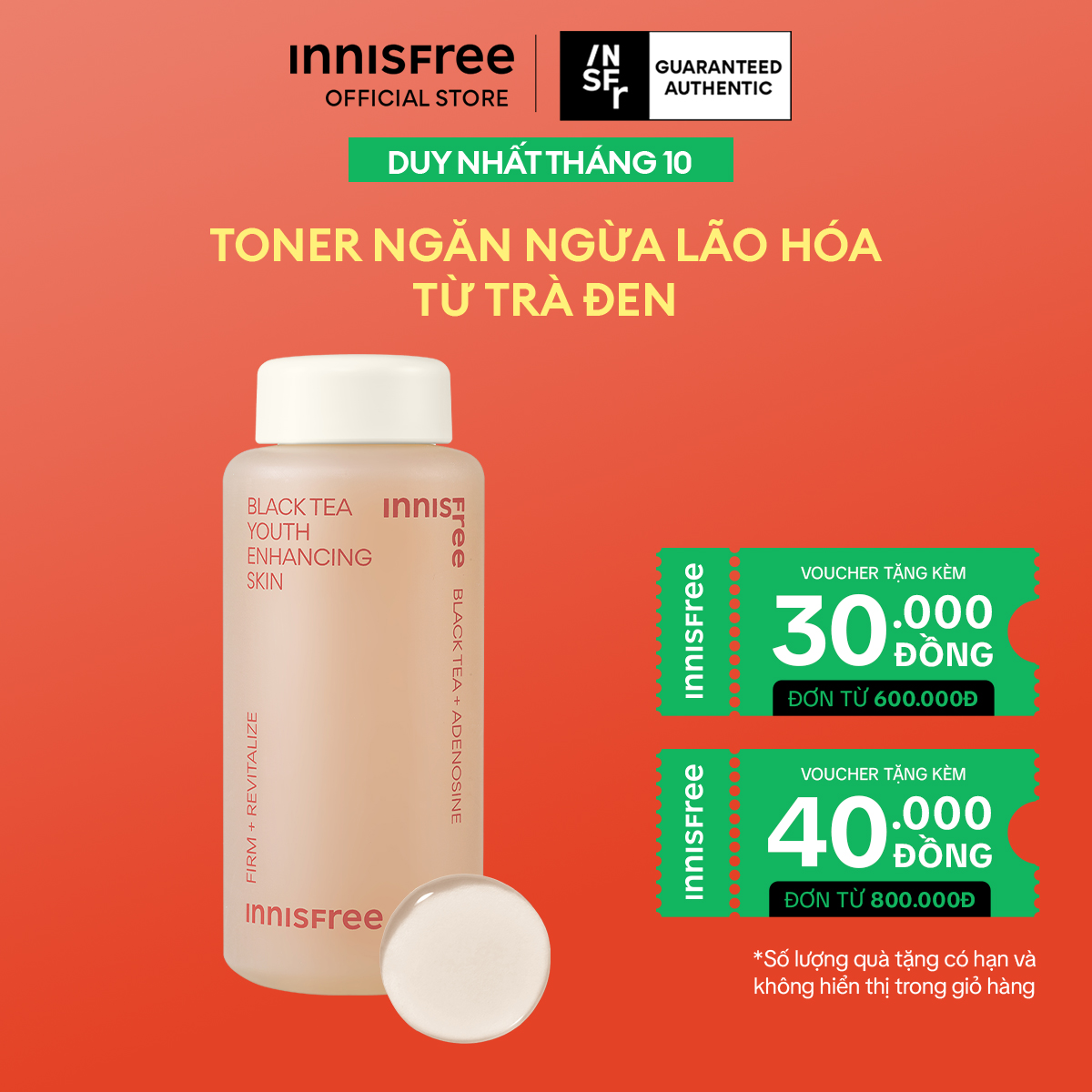 Nước cân bằng se khít lỗ chân lông INNISFREE Volcanic PHA Pore Refining Toner