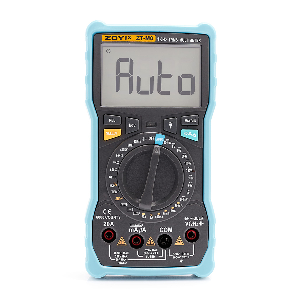 Đồng Hồ Đo Điện Vạn Năng Zoyi ZT-M0 Tự Động Và Thủ Công Điều Chỉnh Thang Và Chế Độ Đo, Hiển Thị Kỹ Thuật Số Đồng Hồ Đo Von Kế, Đo Tụ, Điện Áp Đa Năng - Thiết Bị Chuyên Nghiệp - Hàng Chính Hãng BH 12 tháng