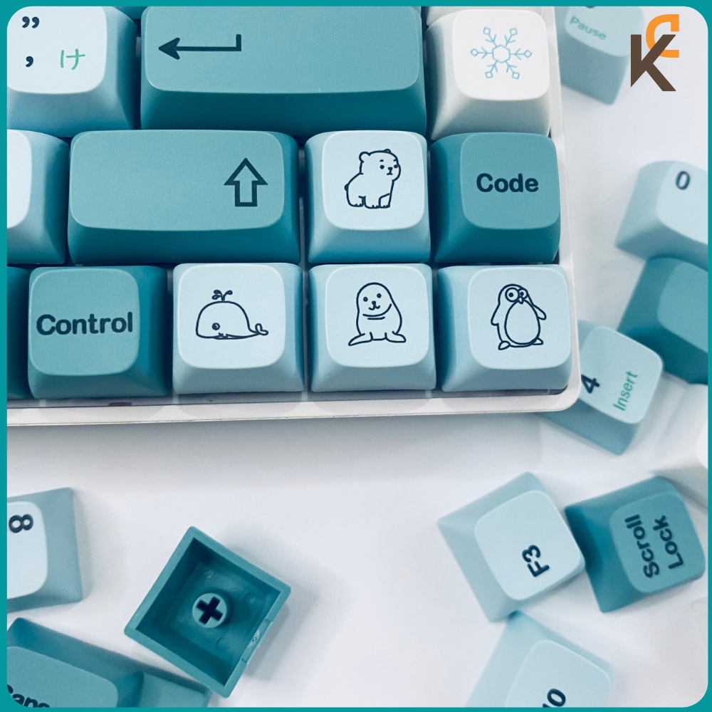 GMK Iceberg keycap XDA Profile PBT cho bàn phím cơ
