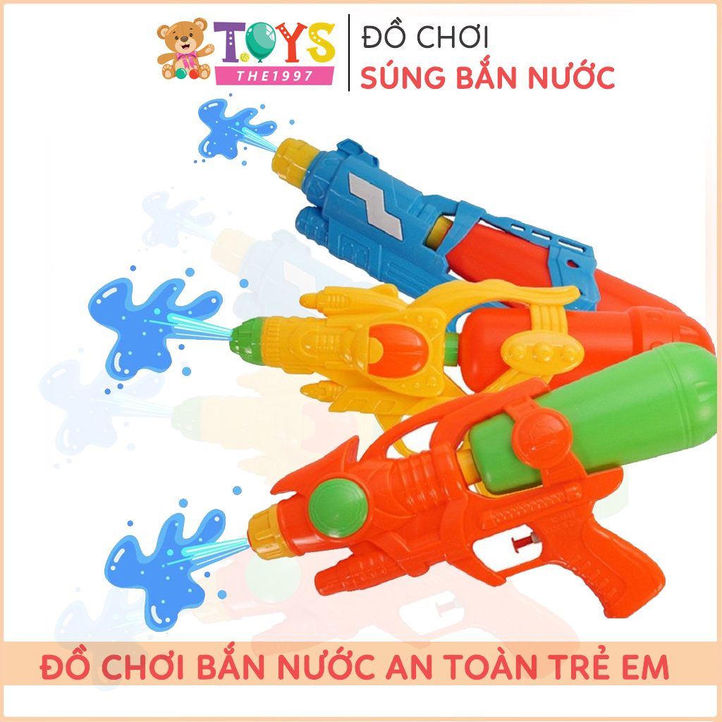 Đồ chơi sung bắn nước một nòng mini The 1997, tầm bắn xa, chứa nhiều nước, đồ chơi phun nước an toàn