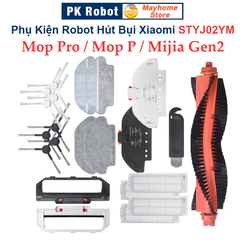 Phụ Kiện Robot Hút Bụi STYJ02YM, Xiaomi Mijia Vacuum Mop P, Xiaomi Mi Mop Pro, Xiaomi Mijia Gen 2