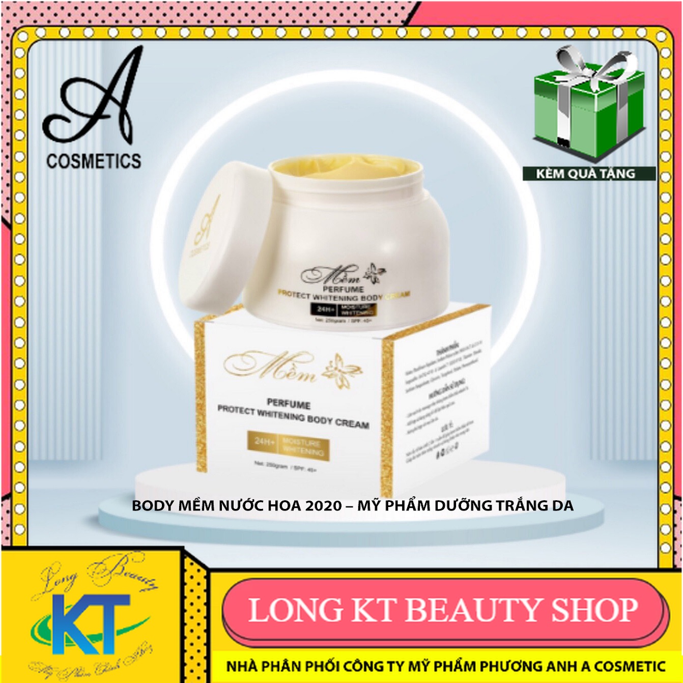 Kem body mềm mẫu mới chính hãng phương anh a cosmetics sf45+