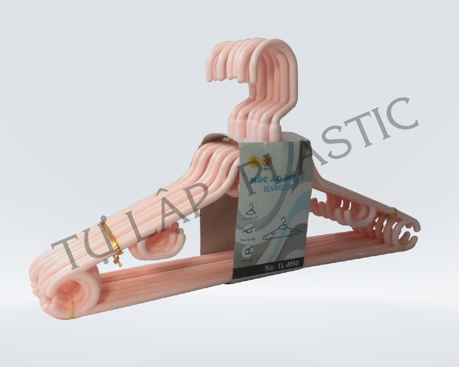 Móc áo xoay nhựa tự lập tl98 - 10c