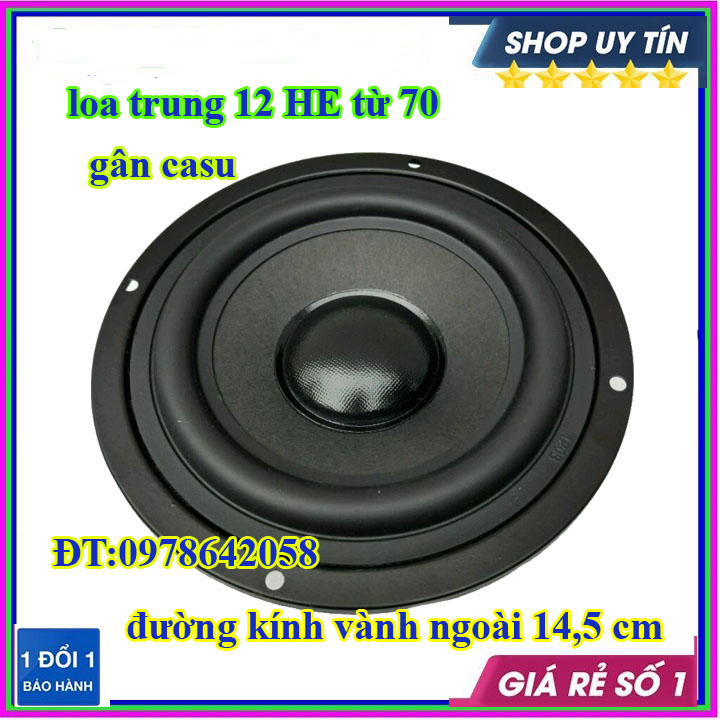 Loa trung 12 từ 70 vành ngoài loa 14.5 cm