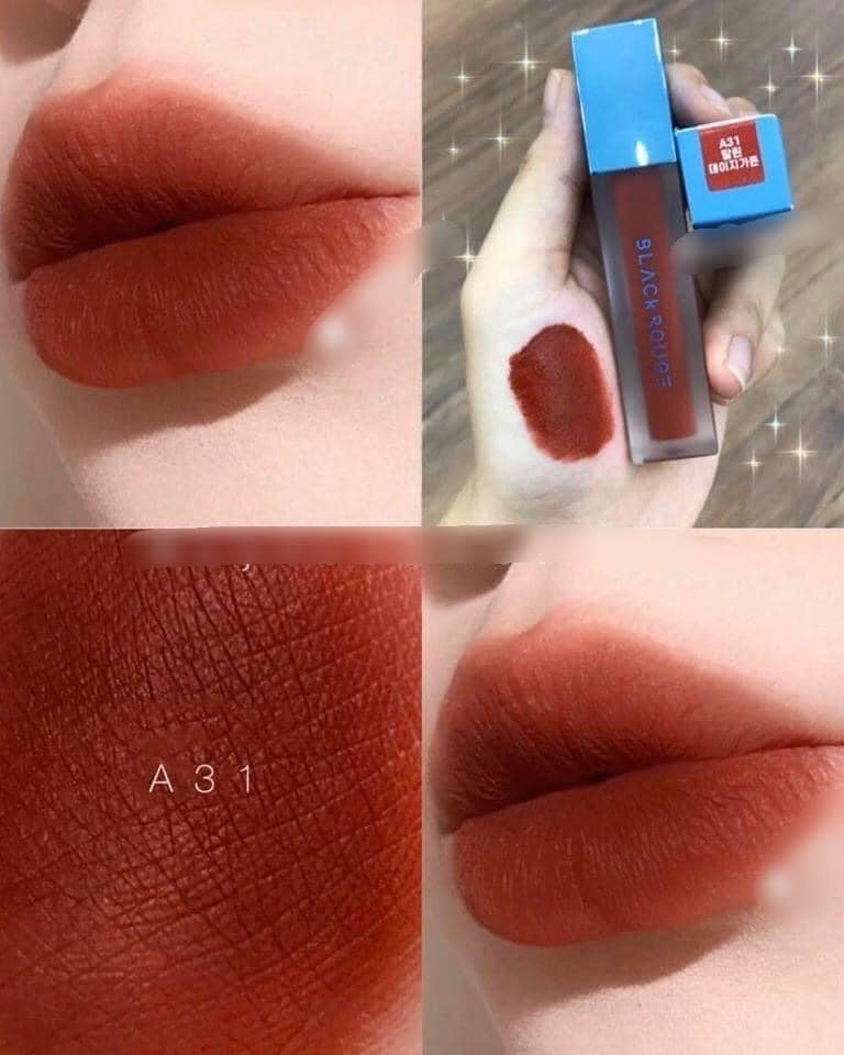 Son Black Rouge A31 có một màu sắc đậm nét và lì, giúp đôi môi bạn nổi bật hơn bất kỳ khi nào. Hãy xem ảnh liên quan để thấy rõ sự tinh tế của Son Black Rouge A31 nhé!