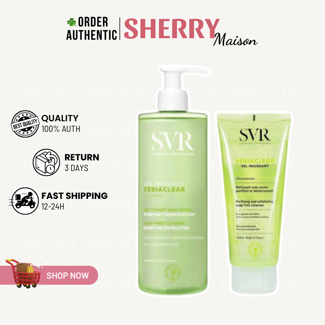 Sữa rửa mặt svr cho da dầu mụn 400ml